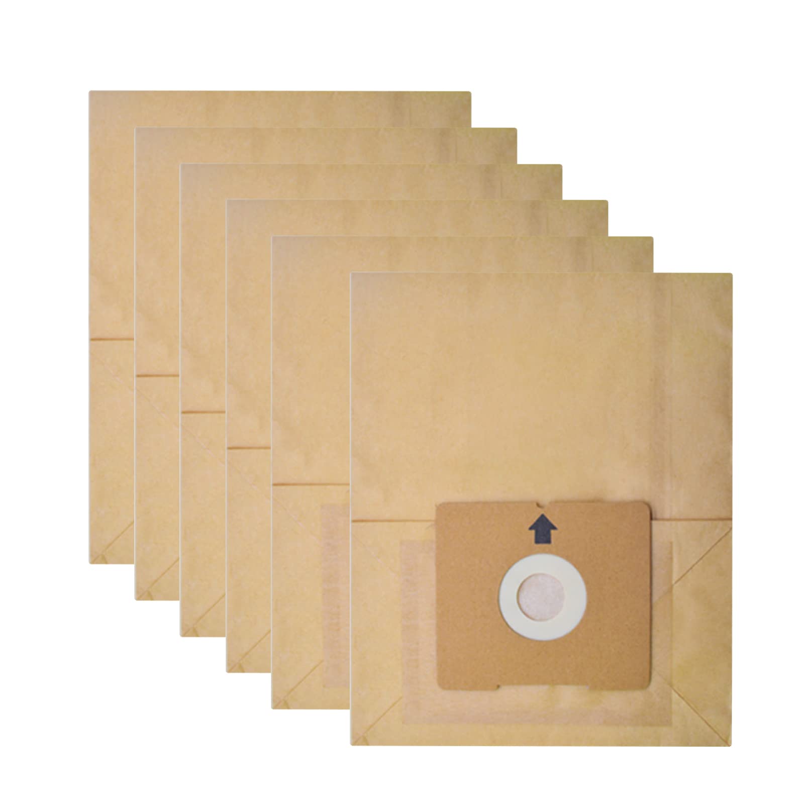 6 Pack Replacement Vacuum Dust Bags Compatible with Bissell Zing 4122, 2154A, 2154W & More - Genuine Part #2138425 - Perfect for Home Cleaning, Pet Hair Removal & Canister Vacuum Maintenance