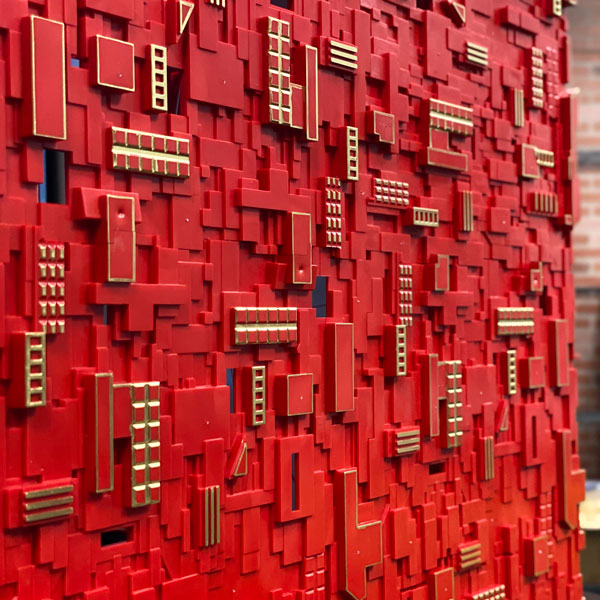 Star Trek Borg Cube ATX RED Edition - Gaming PC Case for Custom Builds | High Airflow Design | Ready to Ship | Perfect for Sci-Fi Fans & Gaming Setups