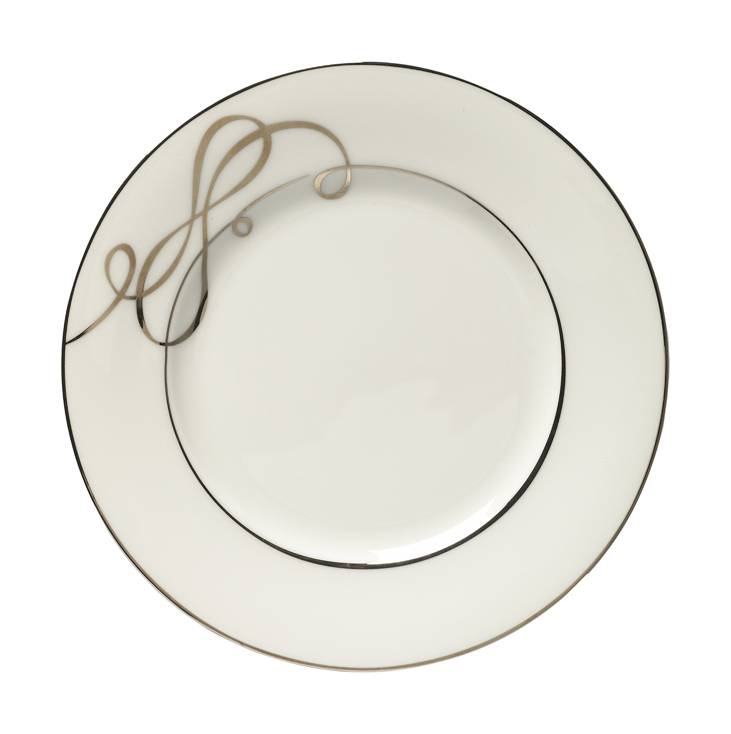 Mikasa Love Story 7-Inch Bread Plate - Elegant Dinnerware for Breakfast, Brunch & Dessert Serving - Perfect for Toast, Croissants & Pastries
