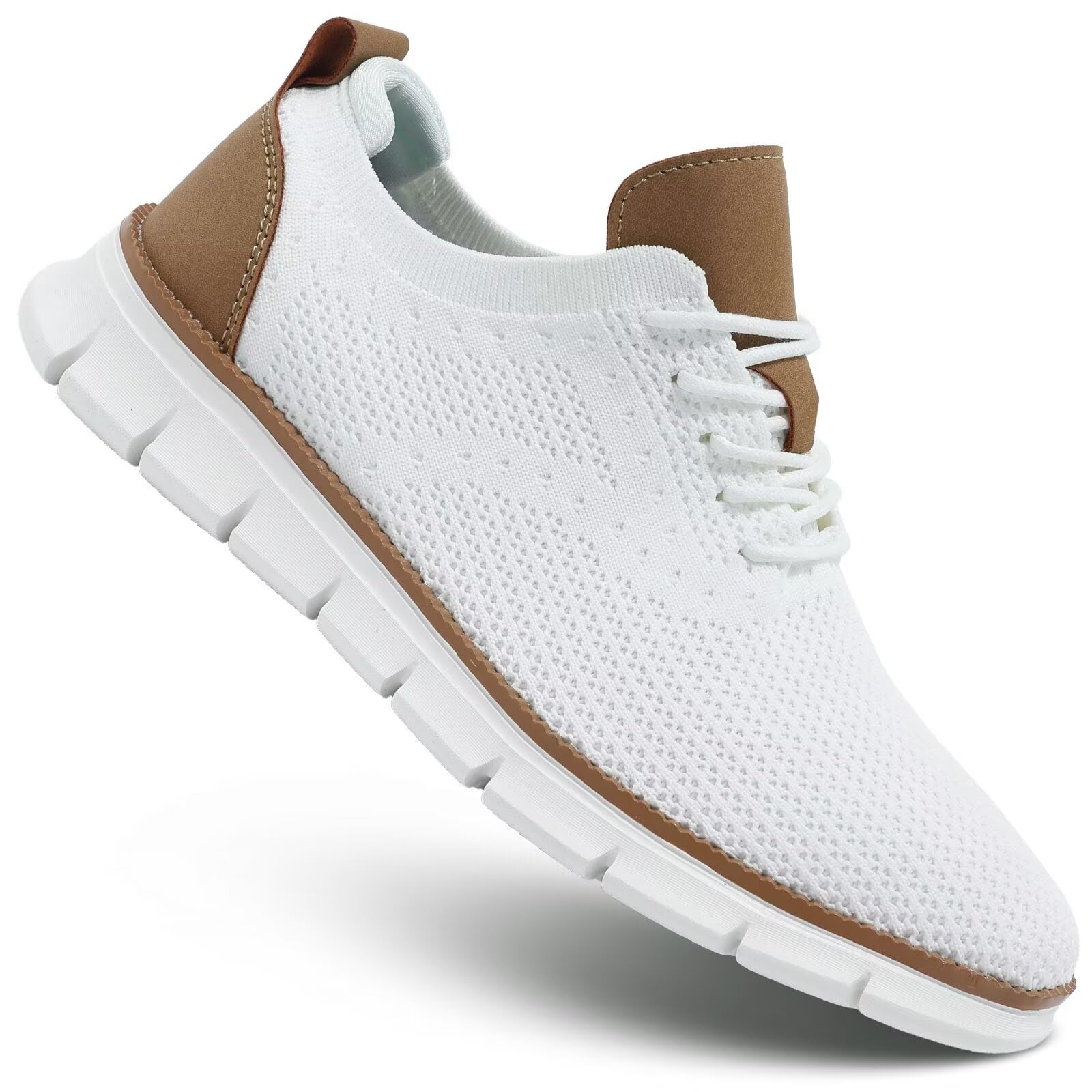 Men's Lightweight Oxford Lace-Up Dress Shoes - Casual Walking & Fashion Sneakers for Work, Travel & Everyday Wear