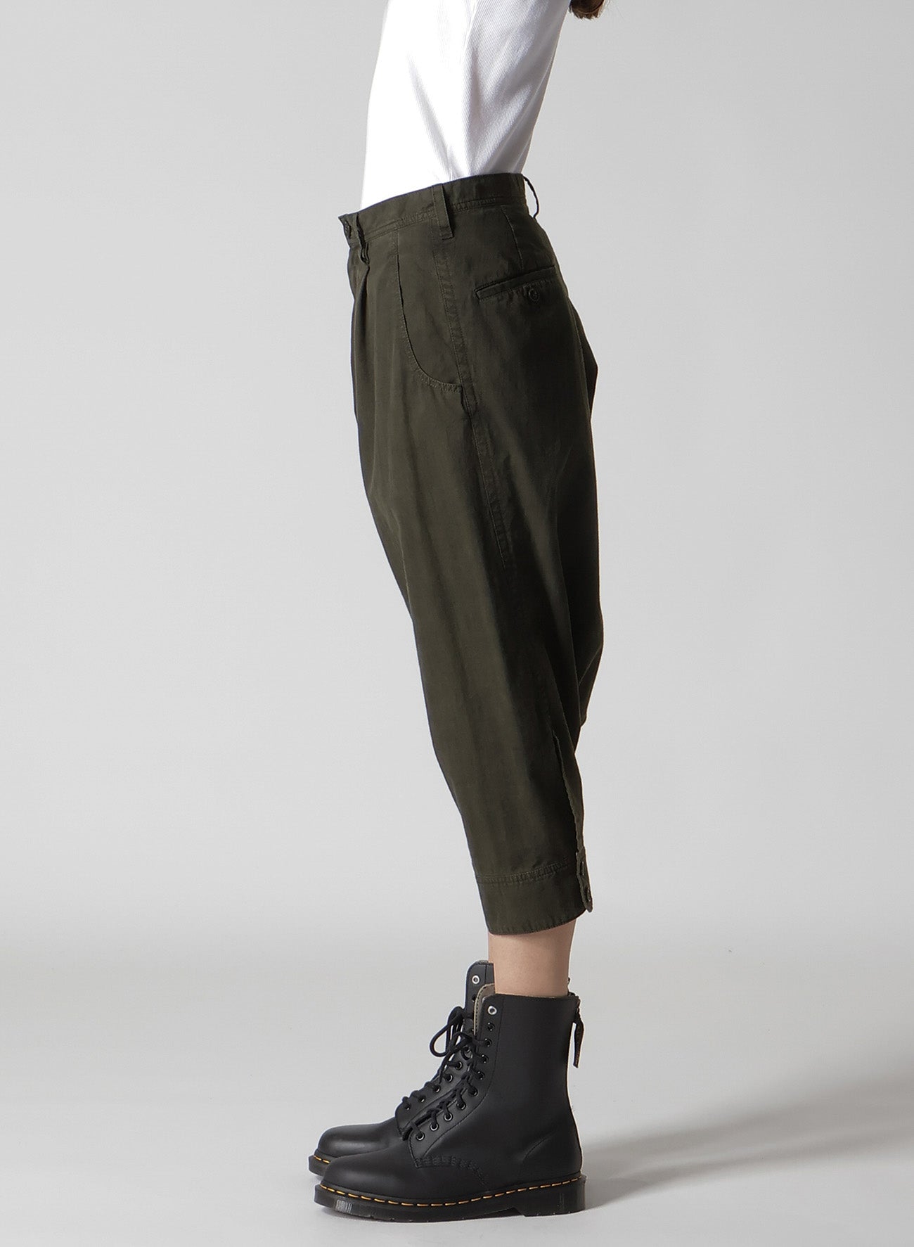 Stylish Cotton Slab Garment Dyed Cuffed Hem Sarouel Pants for Men & Women - Perfect for Casual Wear, Street Fashion, and Boho Outfits