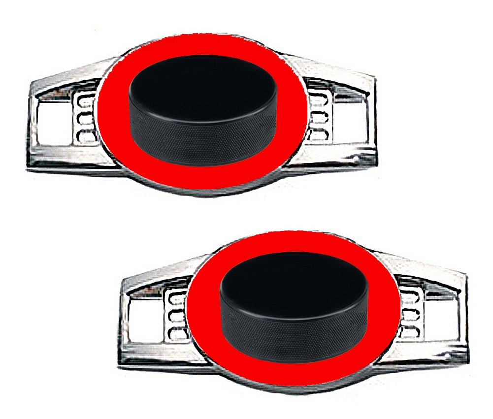 **Paracord Hockey Puck Shoe Charms - 7 Color Options for Sneaker Accessories | Perfect for Hockey Fans & Sports Enthusiasts**