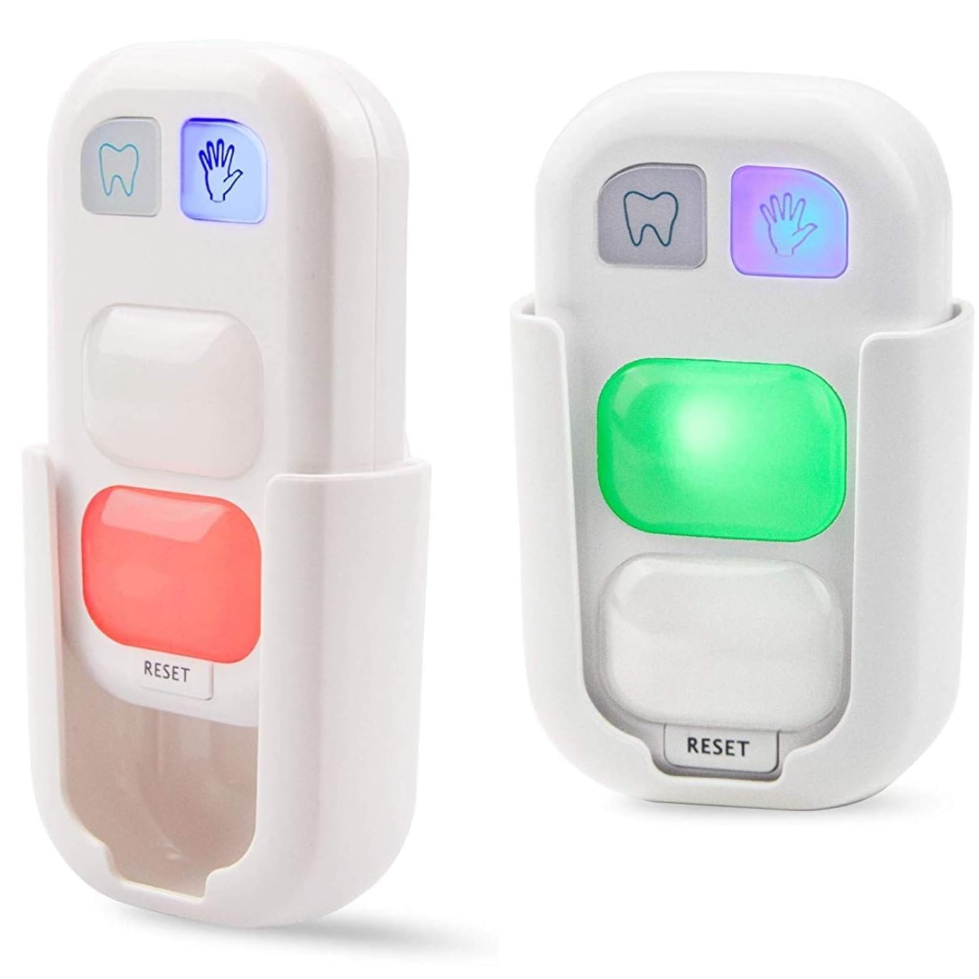 Kids Digital Tooth Brushing & Hand Washing Timer - Colorful LED Dental Toothbrush Clock with Completion Signal | Perfect for Teaching Children Proper Hygiene Habits in Bathroom & Bedtime Routines