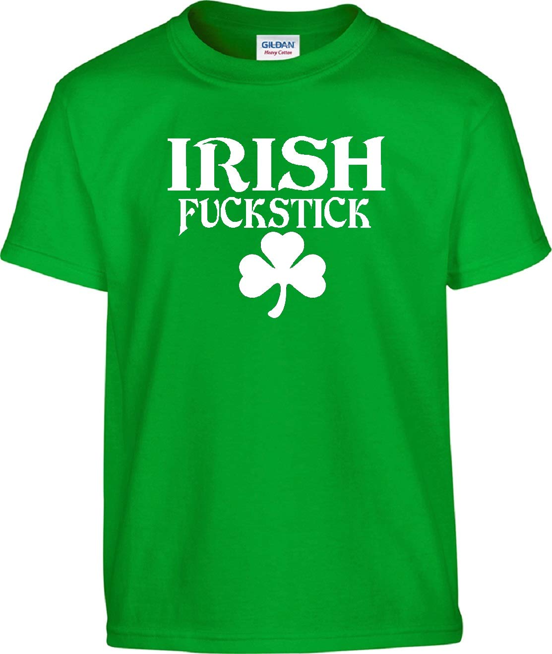 STUFF WITH ATTITUDE Irish Fuckstick Kelly Green T-Shirt for Pub & Parties