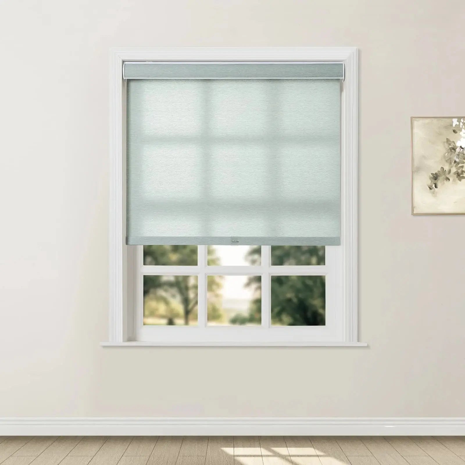 Alvin Boutique Blackout Cordless Roller Shades - Light Blocking Window Coverings for Bedroom, Nursery & Home Office