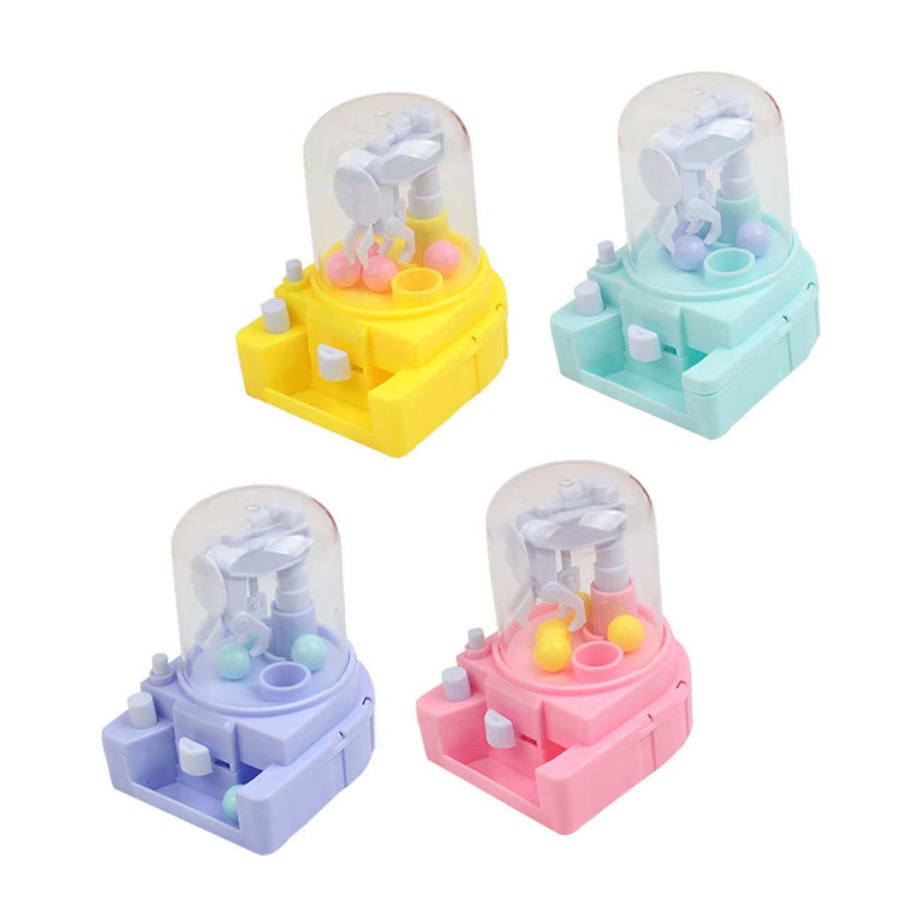 ERINGOGO 4-Piece Mini Toy Vending Machine Set - Portable ABS Plastic Candy Dispenser for Kids - Perfect for Birthday Parties, Classroom Rewards & Pretend Play