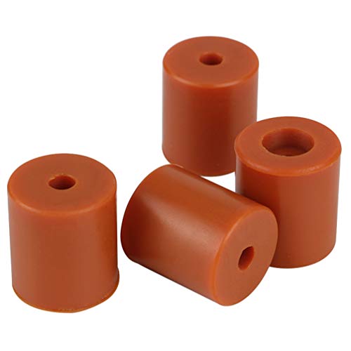 iplusmile 3D Printer Heatbed Silicone Leveling Column - 4pcs Hot Bed Mounts with 16mm Silicone Buffer for Stable Platform Leveling | Perfect for Ender 3, CR-10, Anycubic 3D Printers | Ideal for DIY Printing, Prototyping & Home Use