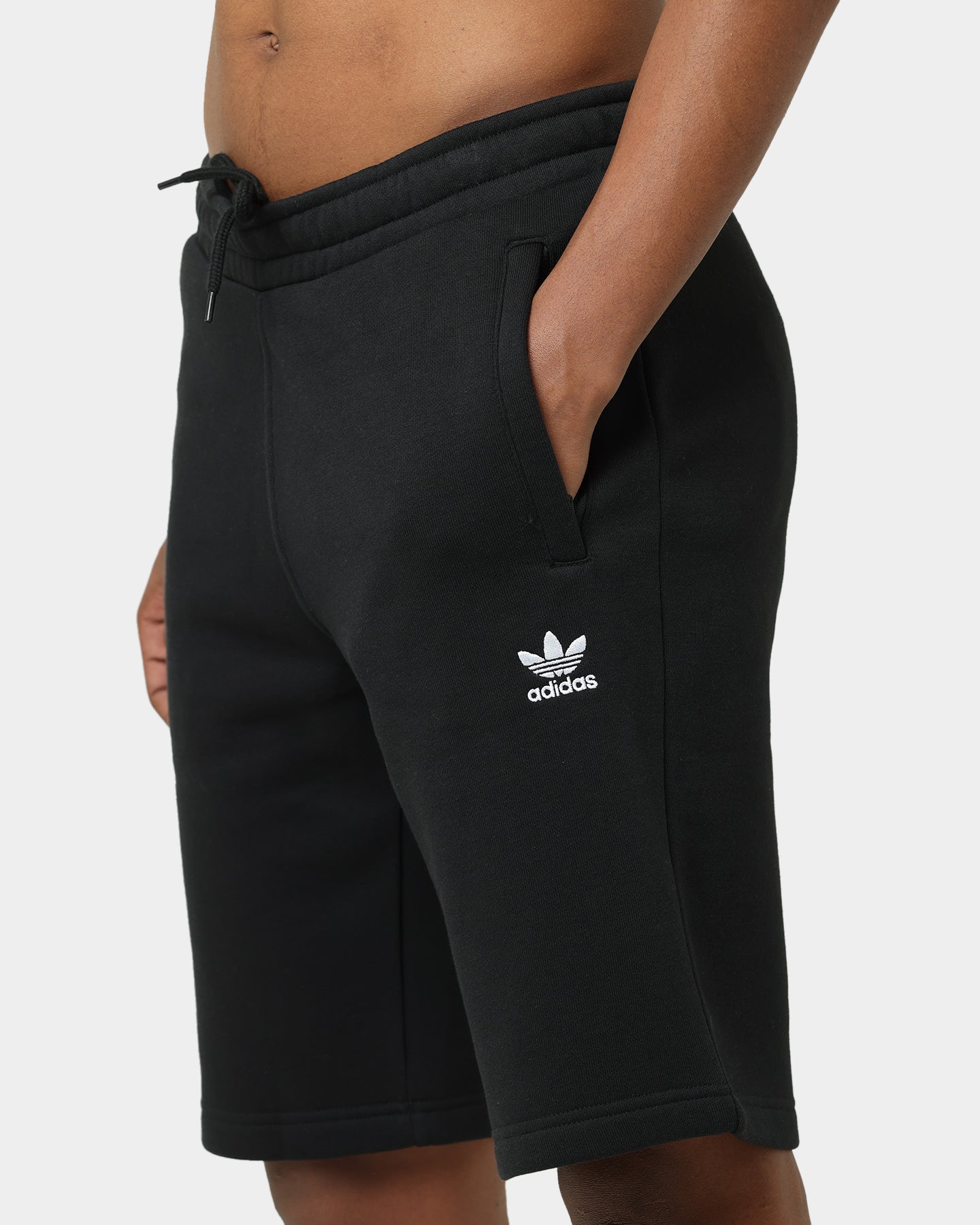Adidas Essential Black Shorts for Men - Comfortable Athletic Running & Gym Workout Shorts - Perfect for Sports, Training & Casual Wear