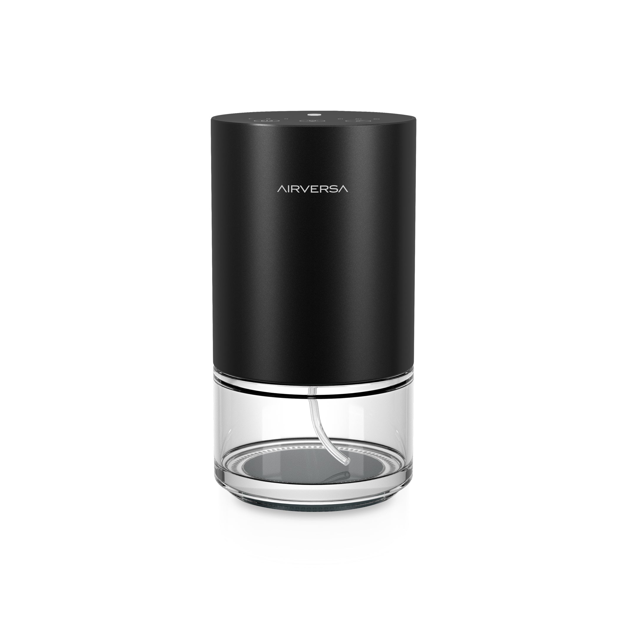 Airversa Scenta+ Waterless Aroma Diffuser - Essential Oil Diffuser for Home, Office, Spa | Black Ultrasonic Aromatherapy Device for Relaxation, Sleep & Stress Relief