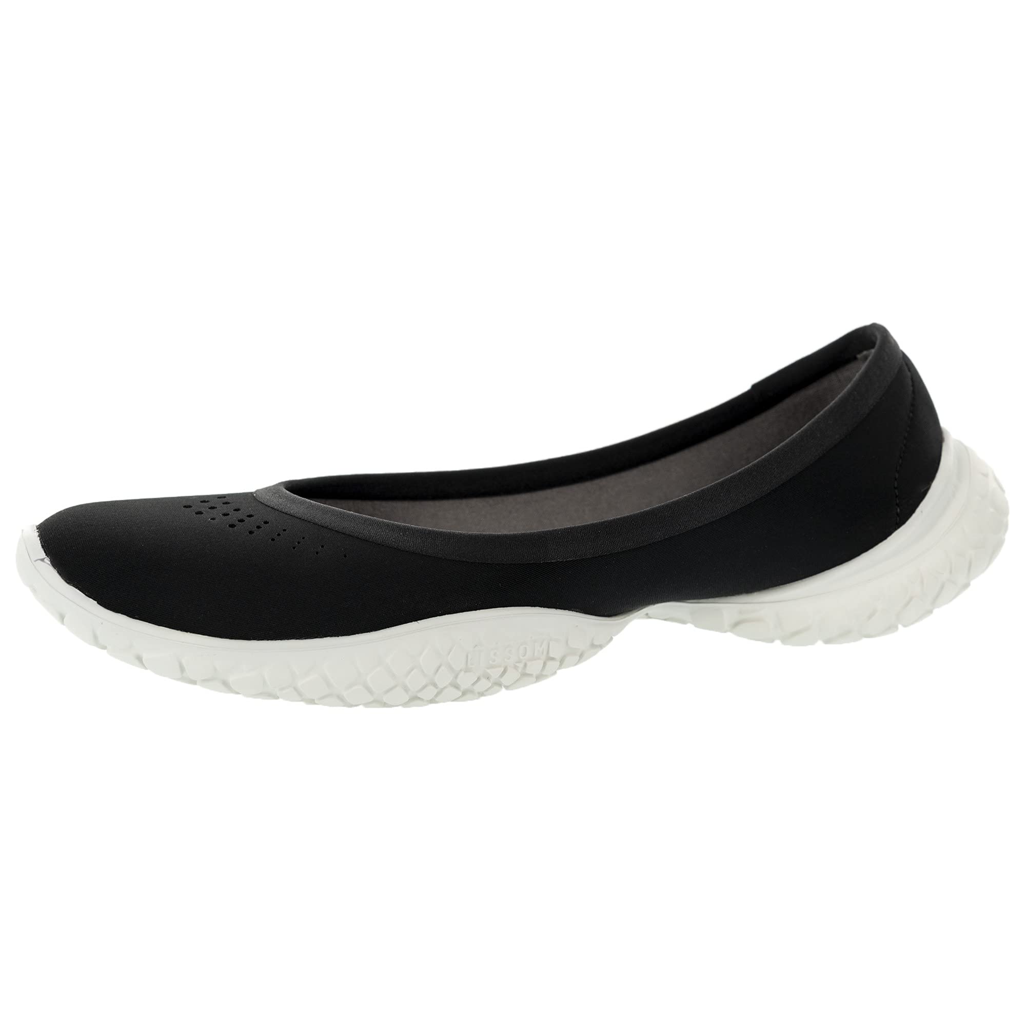 LISSOM Women's Ballet Flats - Lightweight Slip-On Comfort Shoes, Stretchy & Washable Flats for All Day Wear | Perfect for Work, Travel & Casual Outfits