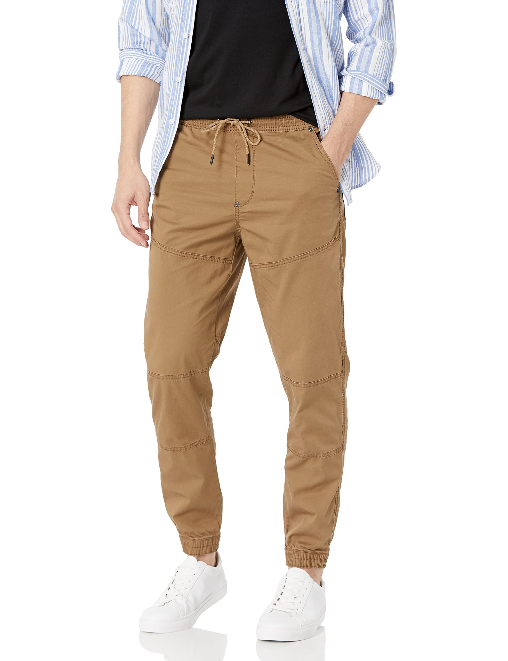 UNIONBAY Men's Charger Stretch Twill Jogger Pants - Comfortable Casual & Athletic Workout Pants for Running, Gym, Lounge & Everyday Wear