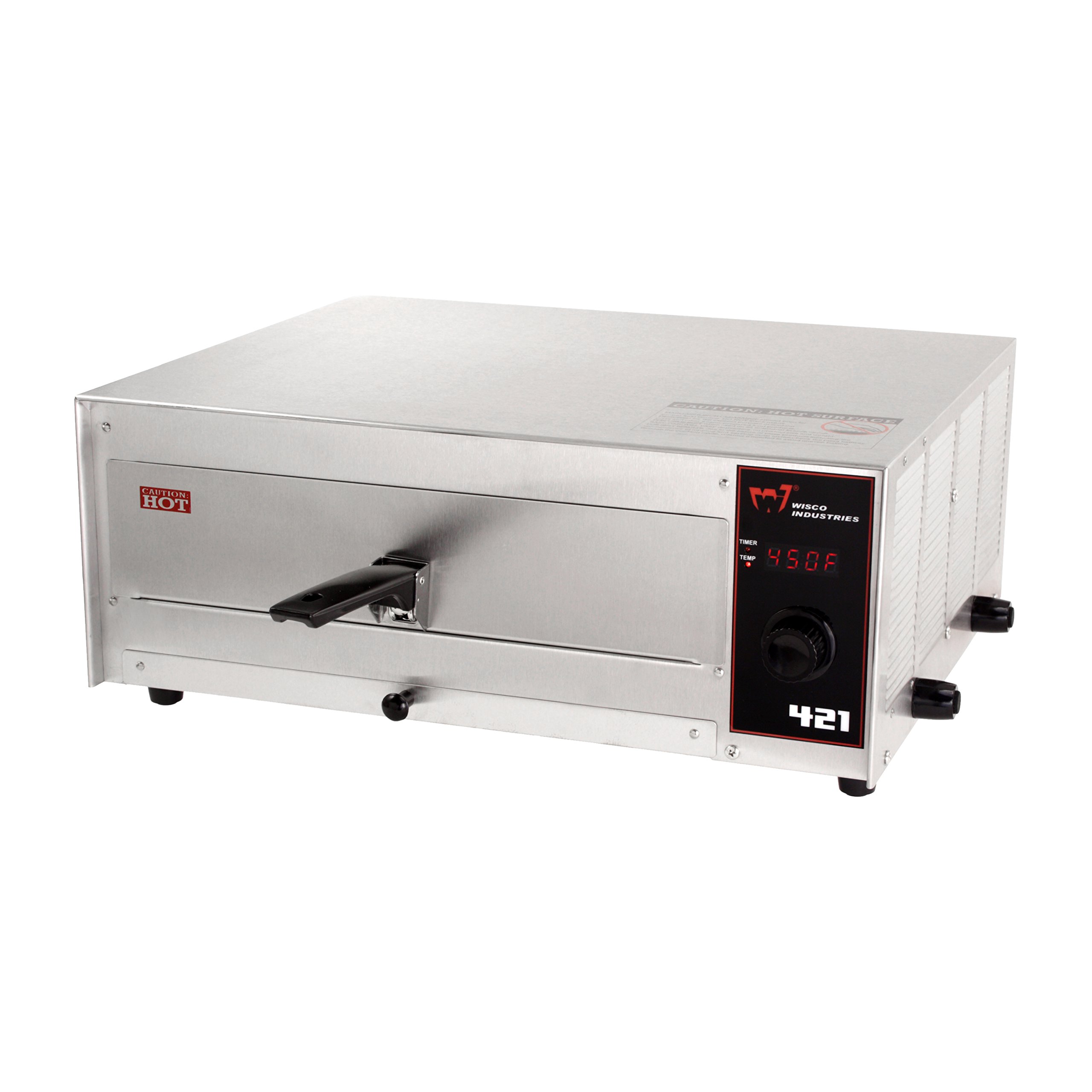 WISCO Industries 421 Commercial Pizza Oven with LED Display - Perfect for Restaurants, Pizzerias & Catering Businesses