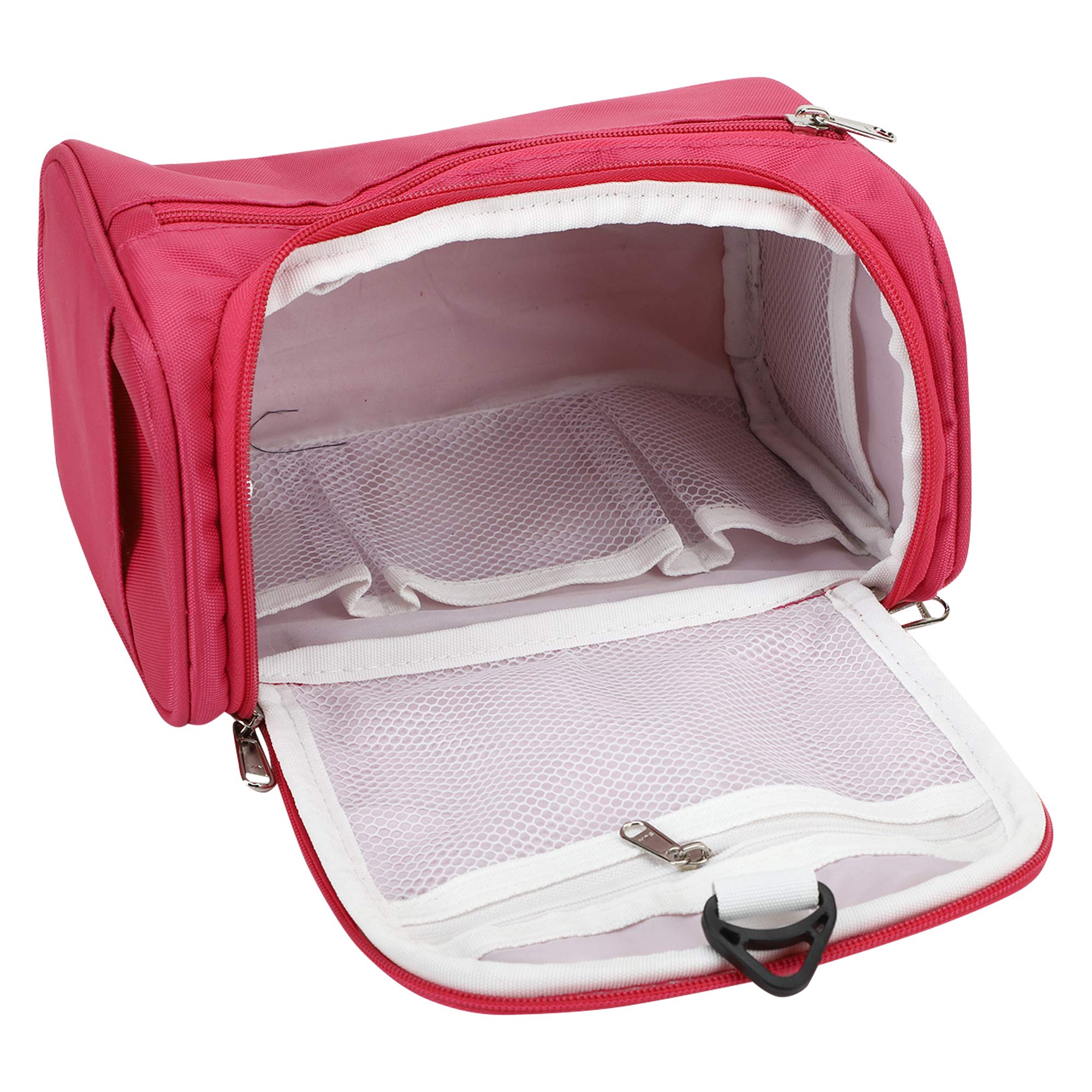 Extra Large Multifunctional Travel Bag for Makeup & Cosmetics - Household Grooming Kit Storage Organizer with Hook | Perfect for Travel, Gym, and Home Organization