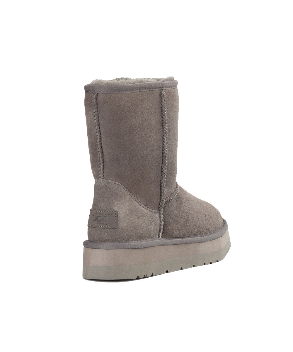 Women's UGG Platform Boots - Cozy Short Winter Boots for Women | Waterproof & Warm Snow Boots for Casual Outfits, Walking, and Cold Weather
