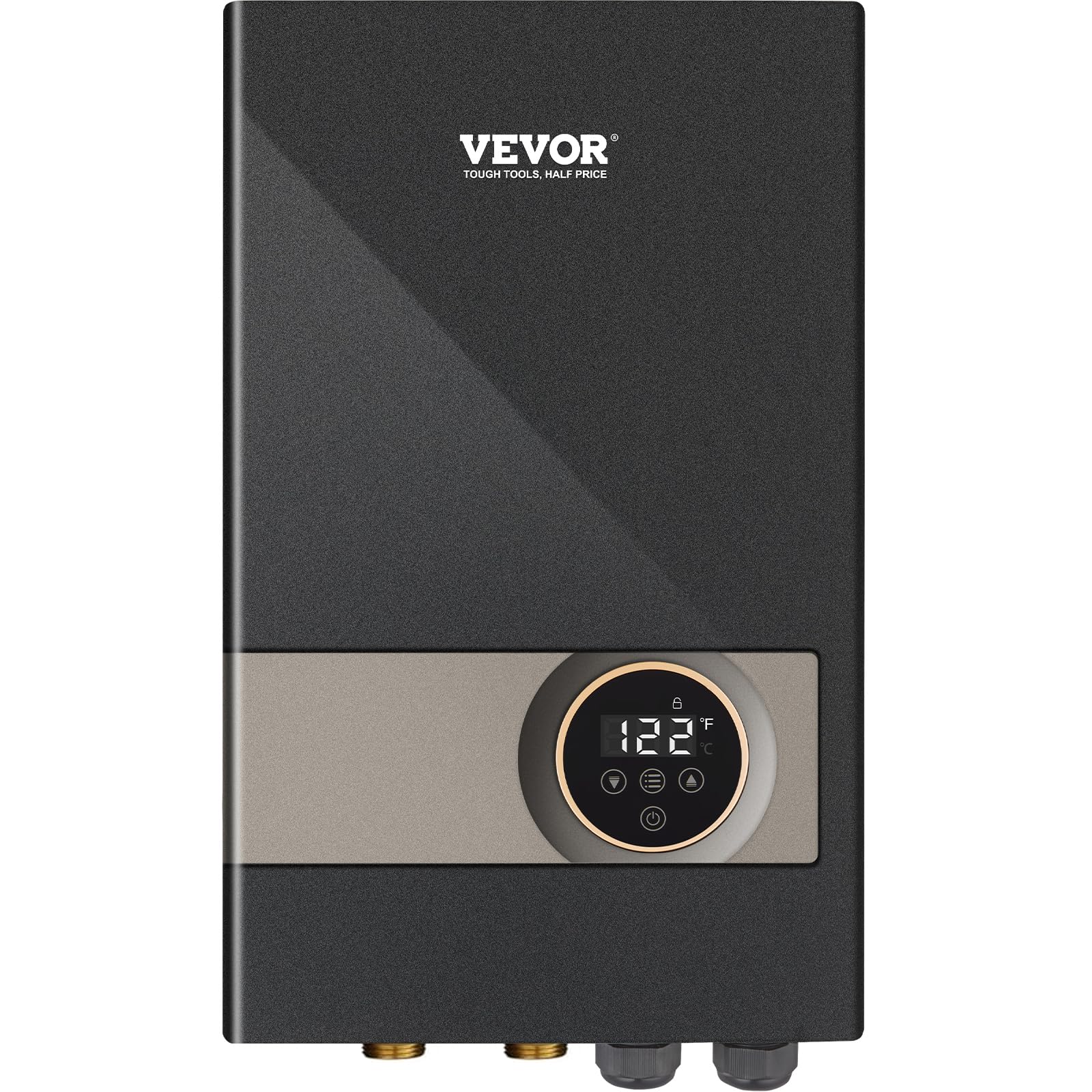 VEVOR 18KW Electric Tankless Water Heater - Instant Hot Water On Demand with Digital Temperature Display | Easy Installation & 24/7 Continuous Flow | Perfect for Kitchen, Bathroom, Shower, Salon & Commercial Use