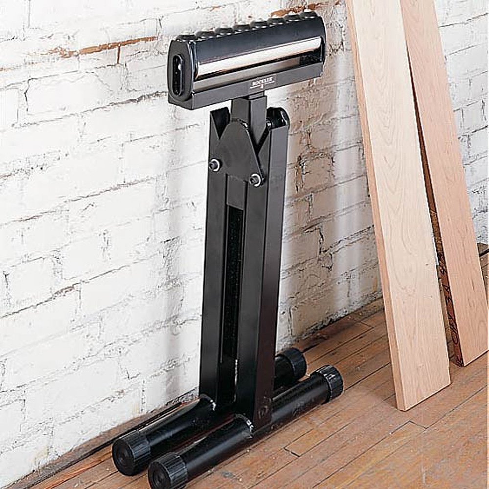 Heavy-Duty Fliptop Roller Stand for Woodworking - Adjustable Saw Stand for Jointer, Table Saw & Power Tools - Folding Work Stand with 2-3/8