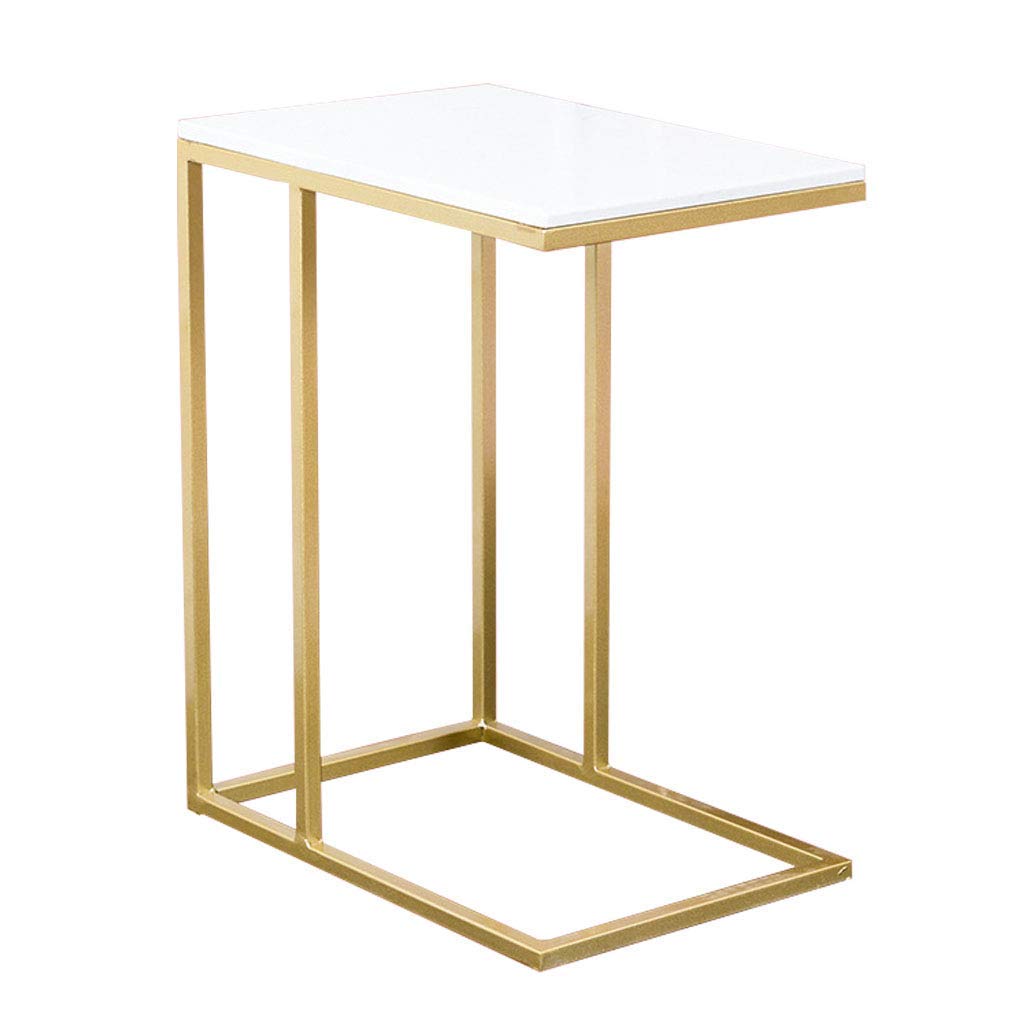 NMDCDH C-Shaped End Table - Portable Laptop Holder & Sofa Side Table with Coffee Tray - Multi-Functional Bedside Desk for Home Office, Living Room & Dorm Use - Perfect for Working, Reading & Snacking in Bed or on Couch