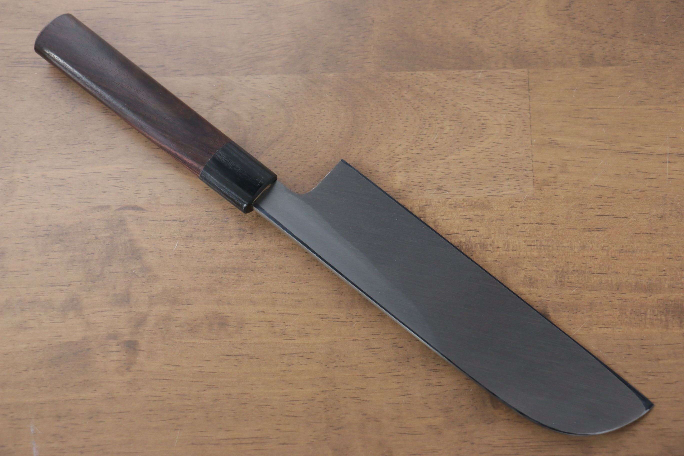 Jikko White Steel No.2 Kamagata Usuba Japanese Chef Knife 195mm with Shitan Handle - Professional Sushi & Vegetable Cutting Tool for Home & Restaurant Use