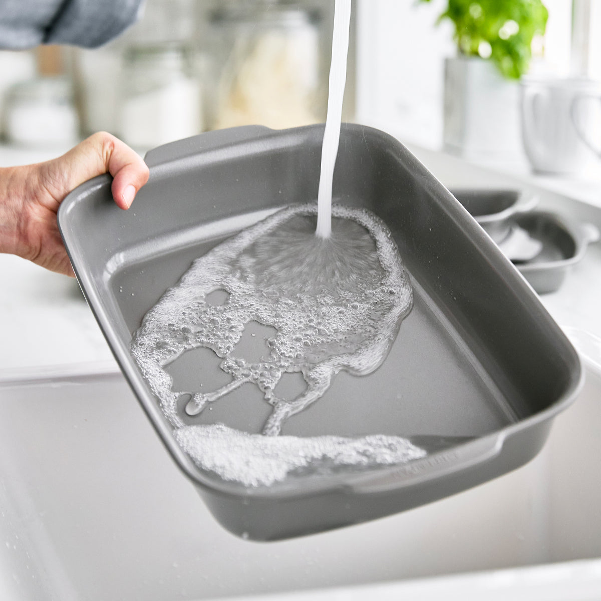 Premiere Nonstick Ceramic Baking Dish Set - 4 Piece Ovenware for Casseroles, Lasagna & Desserts | Durable & Easy Clean | Perfect for Family Dinners & Holiday Baking