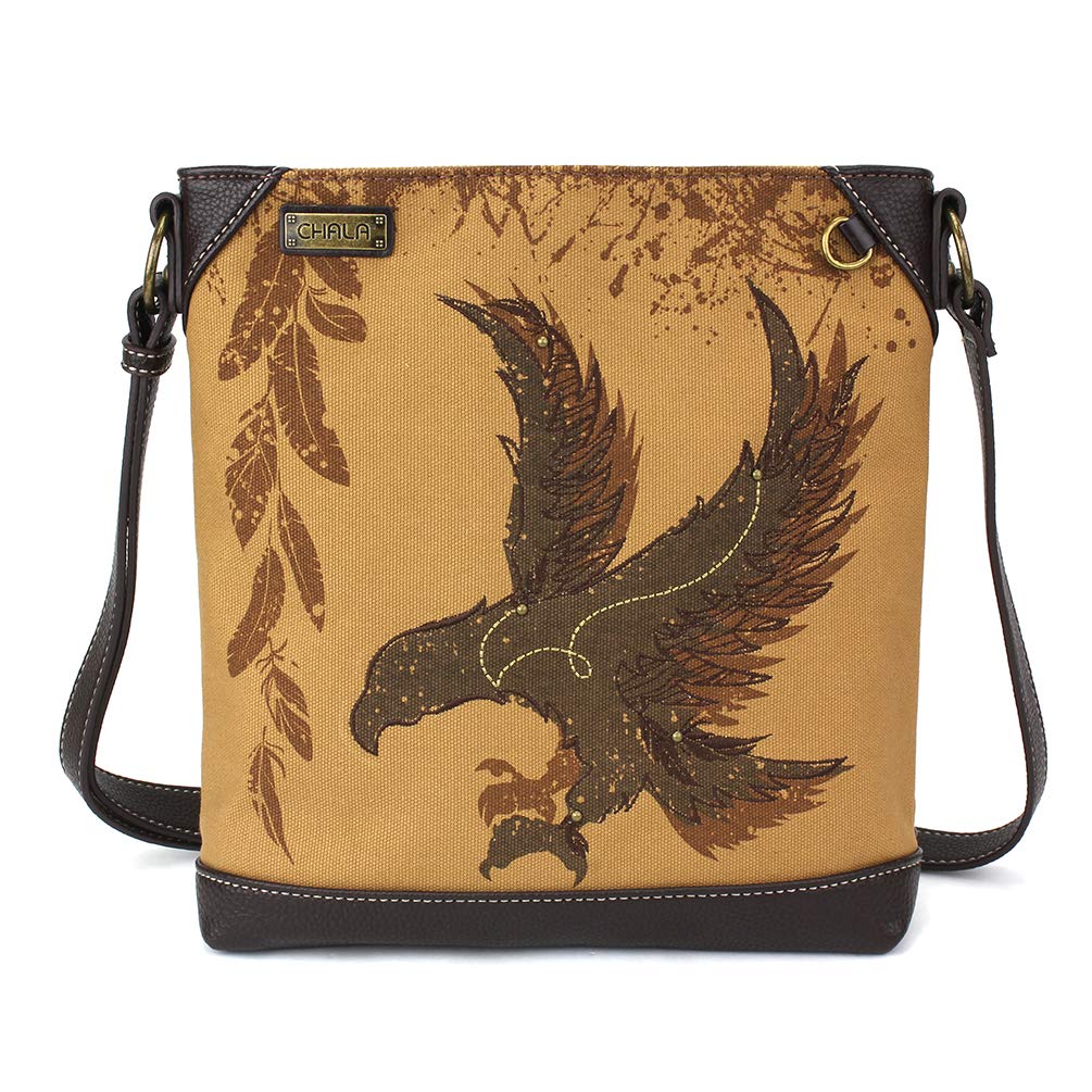 CHALA Women's Adjustable Canvas Crossbody Bag - Stylish Mid-Size Shoulder Purse for Everyday Use, Travel & Shopping