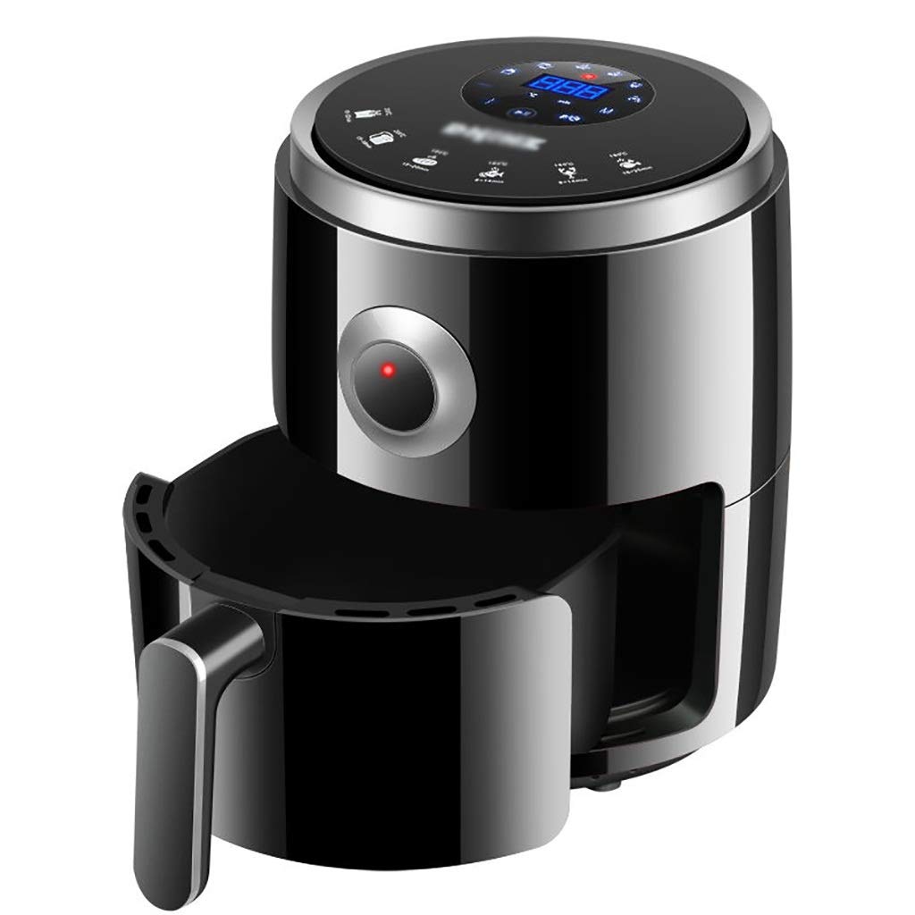 **Yzg 3.5L Air Fryer - 1200W High Capacity Rapid Air Technology, Oil-Free Low Fat Cooking, Adjustable Temperature for Healthy Meals - Perfect for Frying, Baking, Roasting & Reheating (Black)**