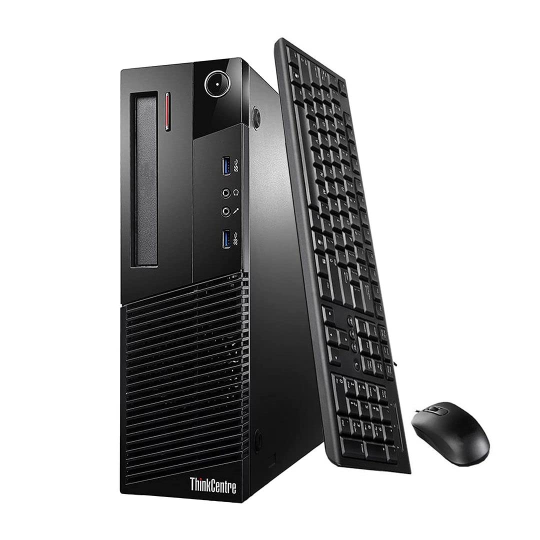 Renewed Lenovo ThinkCentre SFF Desktop Computer - Intel Core i7 up to 3.9GHz, 16GB RAM, 1TB HDD, WiFi, Keyboard & Mouse, Windows 10 Pro | Perfect for Home Office, Business Workstations & Small Business Computing