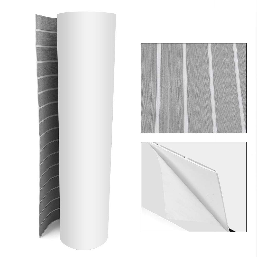 Premium EVA Foam Boat Carpet - Self-Adhesive Non-Slip Decking Sheet for Kayak, RV, Yacht, Pool, Skateboard & Skimboard - Waterproof & Durable Flooring Solution for Marine & Outdoor Use