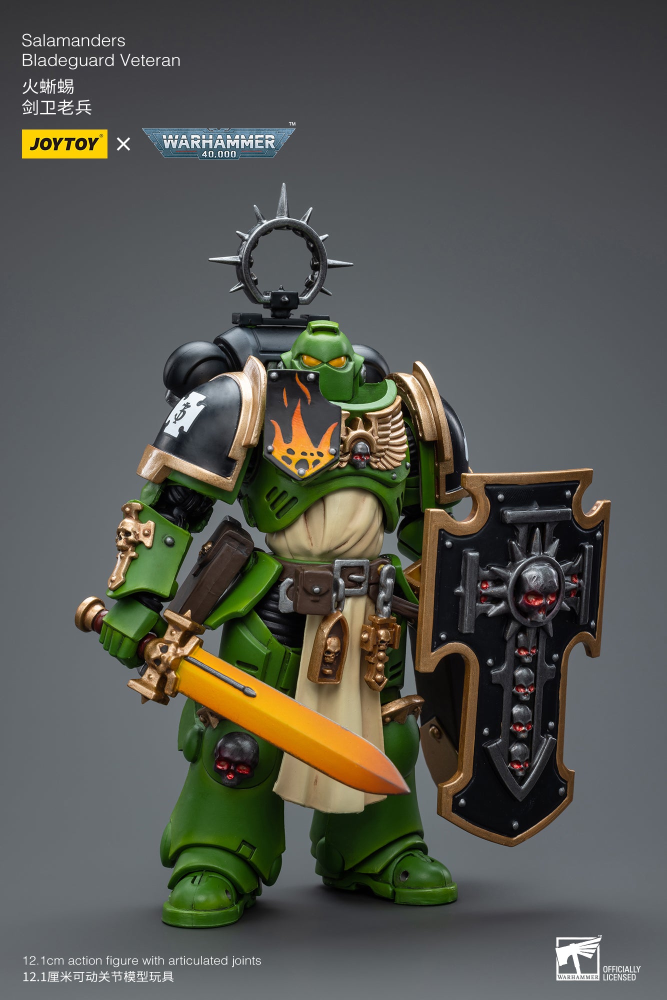 JOYTOY 1/18 Scale Warhammer 40K Bladeguard Veteran Action Figure - Collectible Miniature for Warhammer Fans, Tabletop Gaming & Display