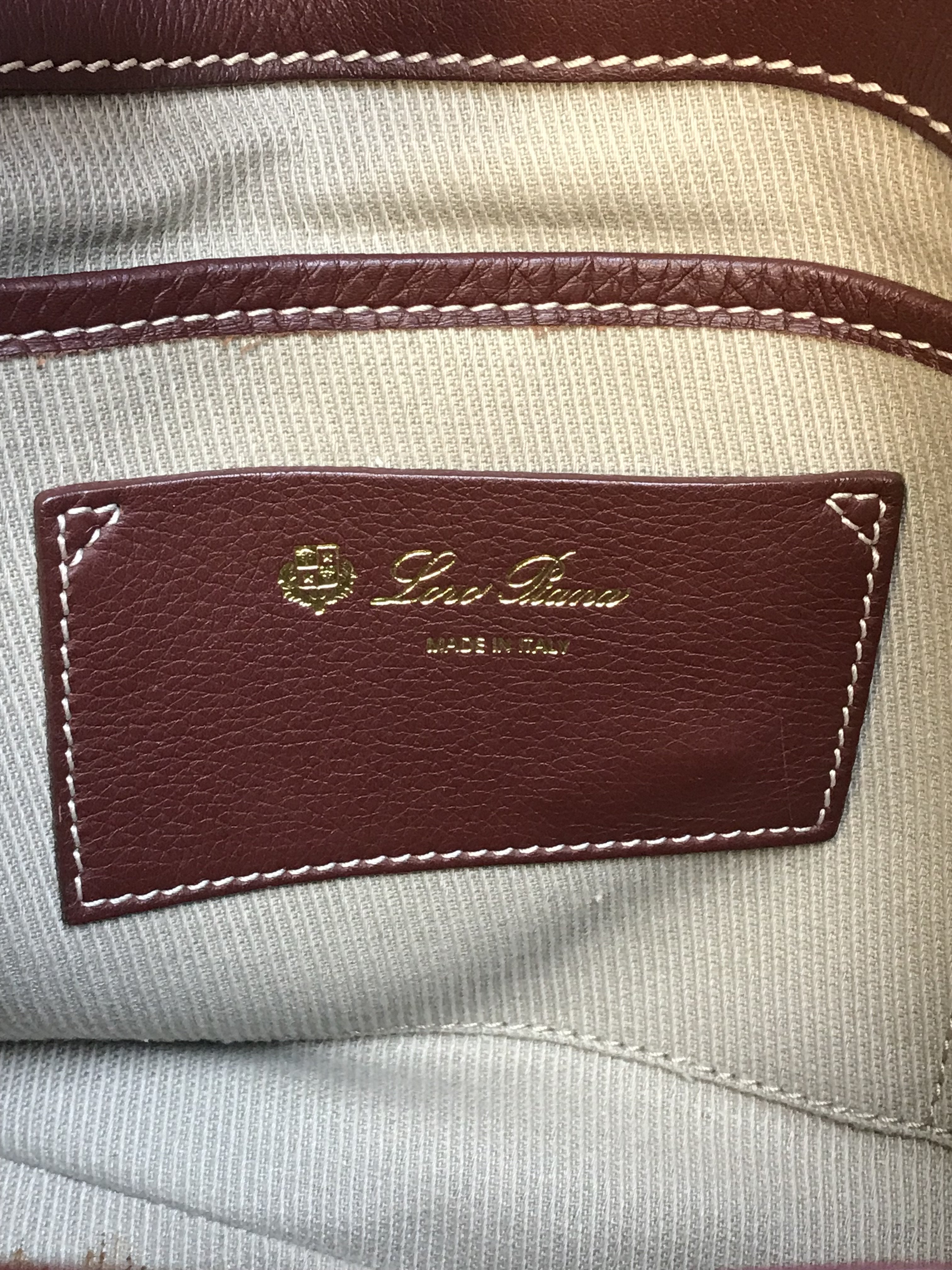 Luxury Loro Piana Leather Dandy Bag for Women | Premium Italian Designer Handbag | Perfect for Work, Travel & Evening Events