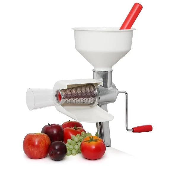 Carey® Premium Food Strainer - Fine Mesh Kitchen Sieve for Straining Fruits, Vegetables & Purees - Ideal for Canning, Juicing & Baby Food Prep
