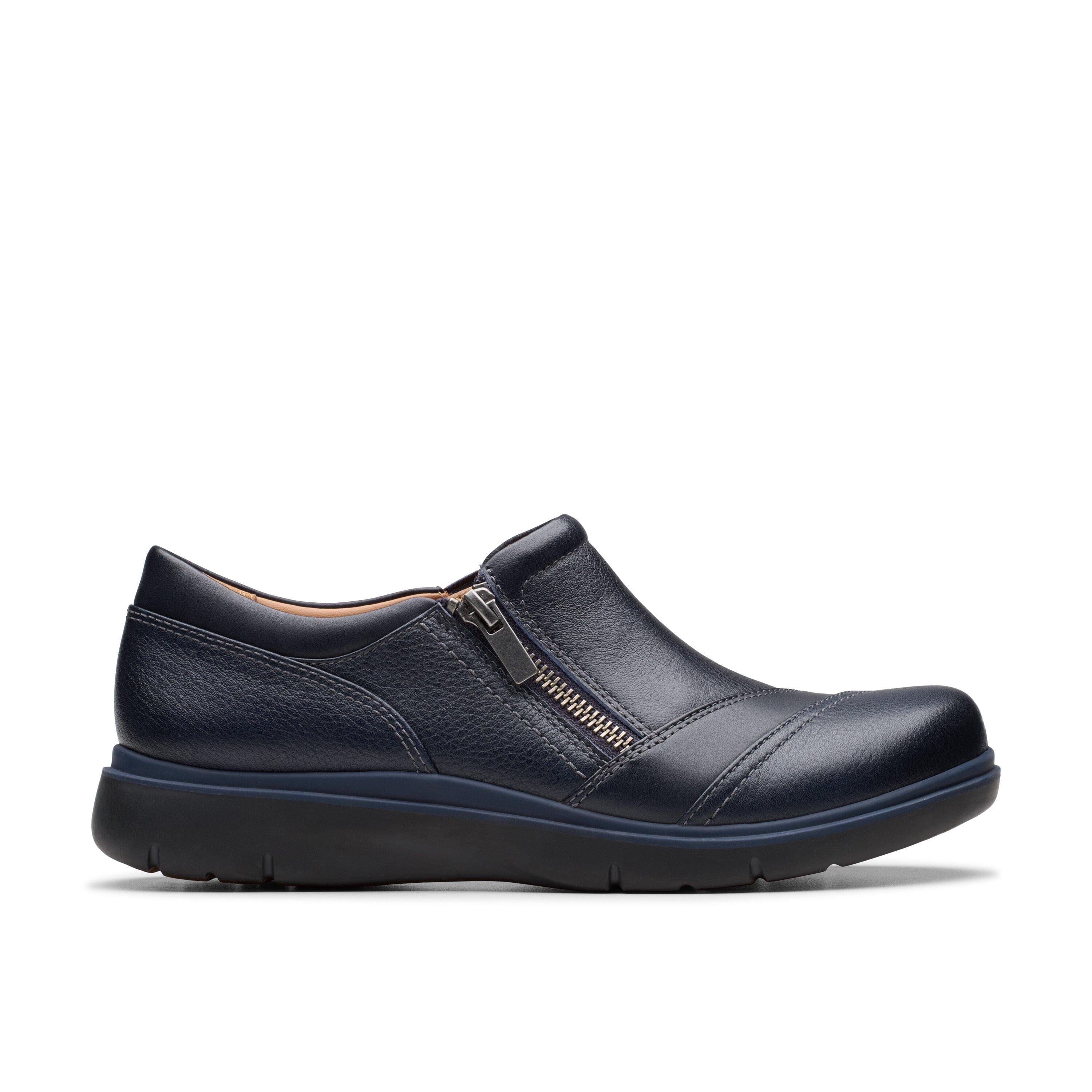 Clarks Certina Pure Women's Comfortable Slip-On Shoes - Medium & Wide Width Options for All-Day Wear - Perfect for Work, Travel & Casual Outings