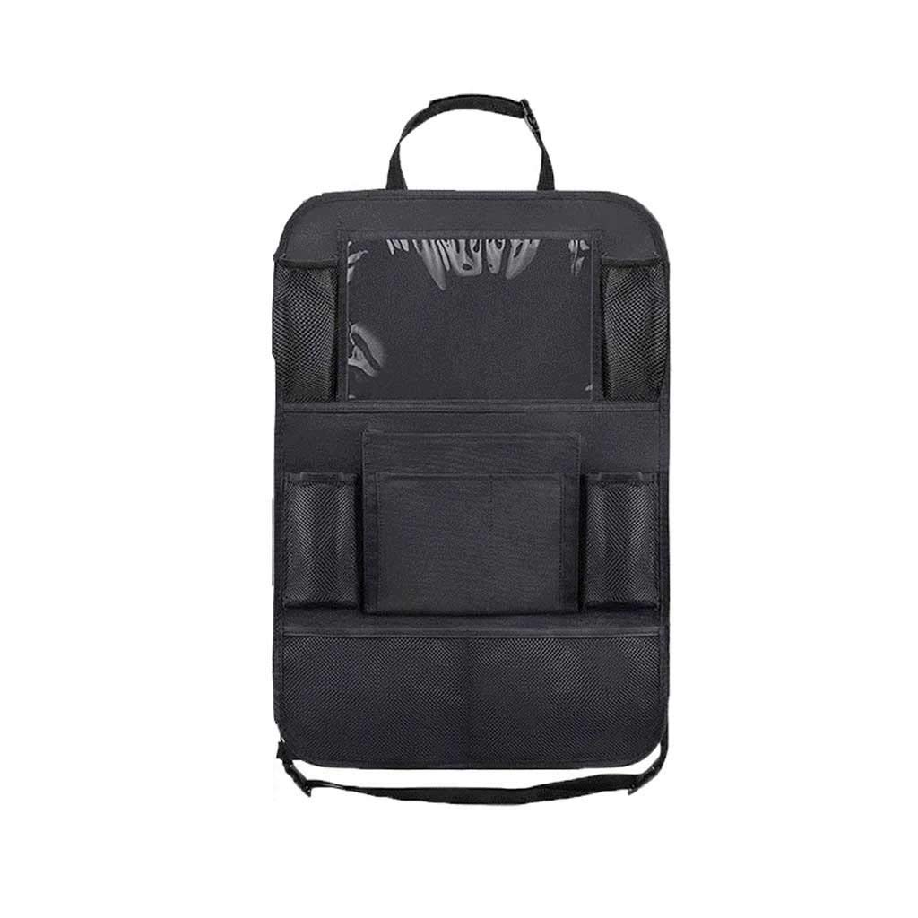 Universal Car Seat Back Organizer - Multi-Pocket Storage Bag with Tablet Holder for Cars, SUVs & Trucks | Auto Interior Accessories for Organizing & Stowing Essentials | Perfect for Road Trips, Family Travel & Daily Commute