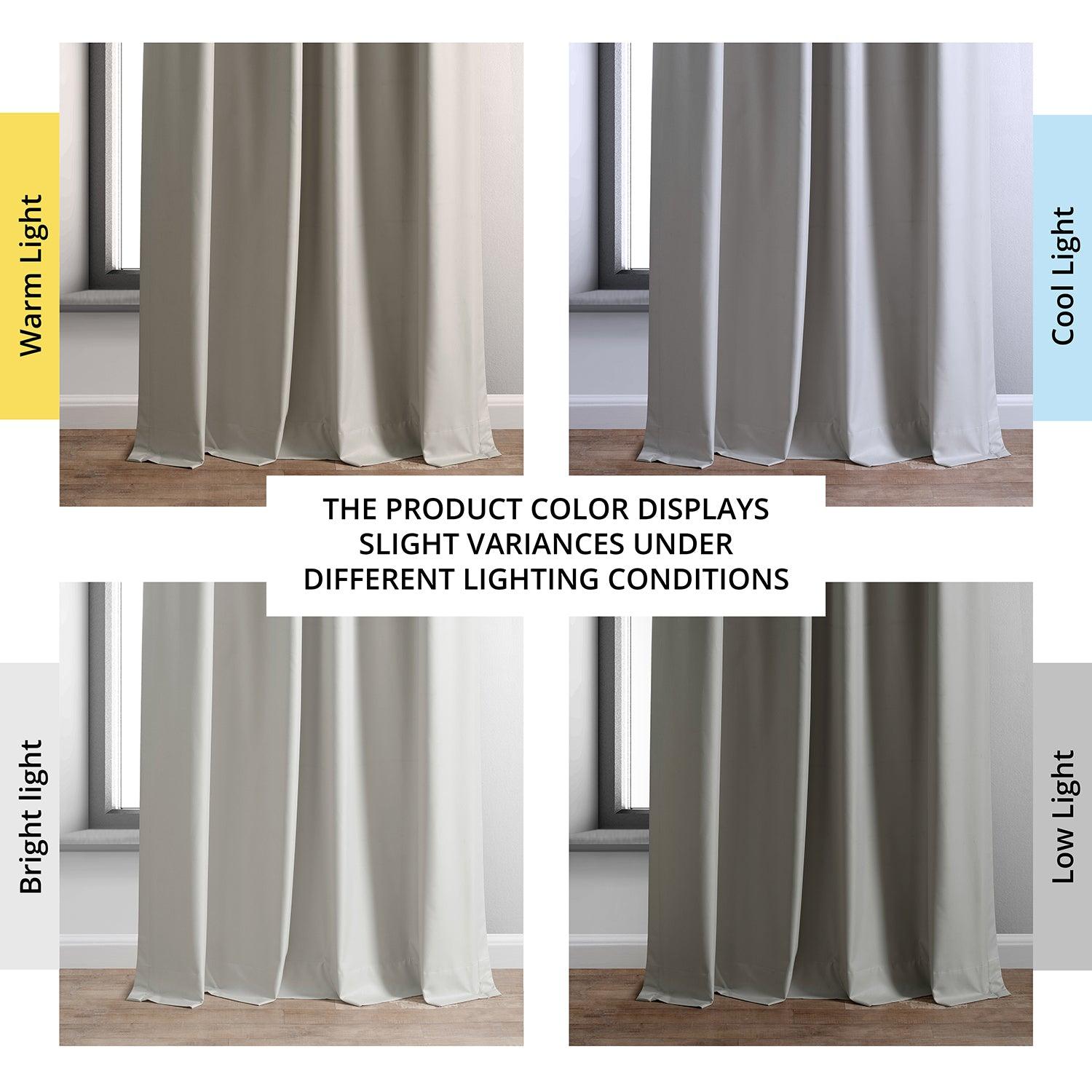 Blackout Curtains for Bedroom - Greige Hotel Style Thermal Insulated Drapes for Noise Reduction & Light Blocking - Perfect for Home, Office, Nursery, and Shift Workers