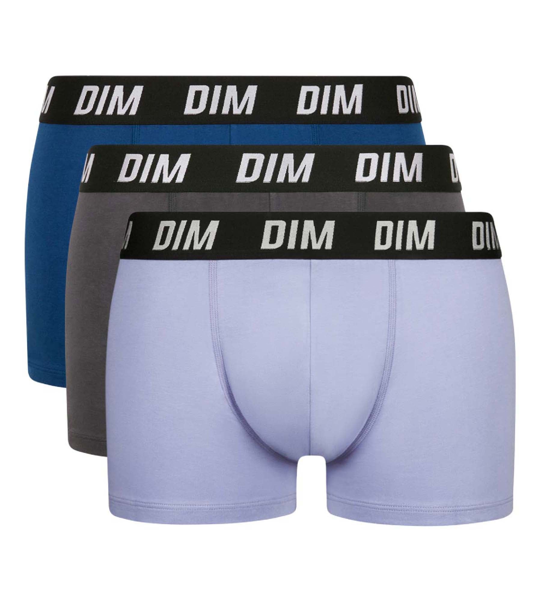3 Pack Men's Active Thermoregulation Boxer Briefs - Blue Lilac - Moisture Wicking & Breathable Underwear for Sports, Workout & Everyday Comfort
