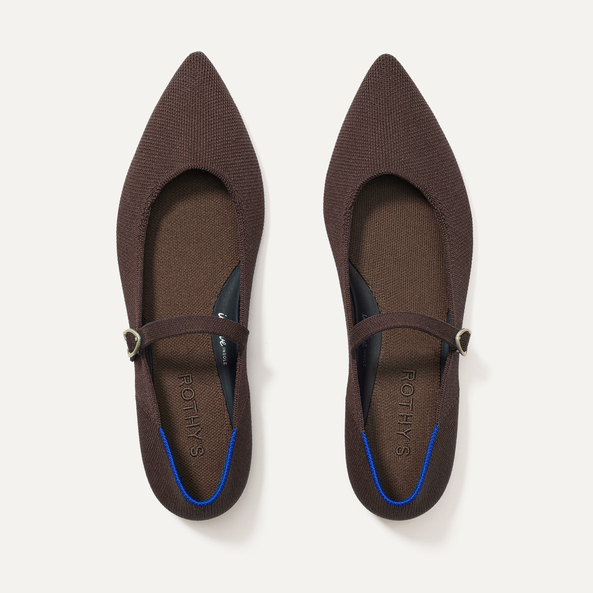 The Point Mary Jane II Women's Comfortable Flats - Classic Ballet Shoes for Casual Wear, Work & Everyday Outfits