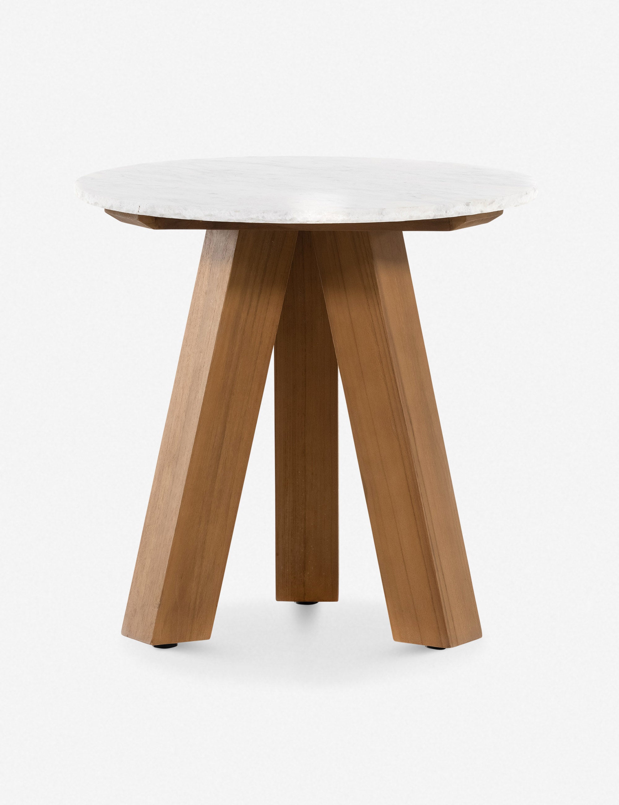 Round Side Table for Indoor & Outdoor Use - Perfect for Patio, Garden, or Living Room Decor