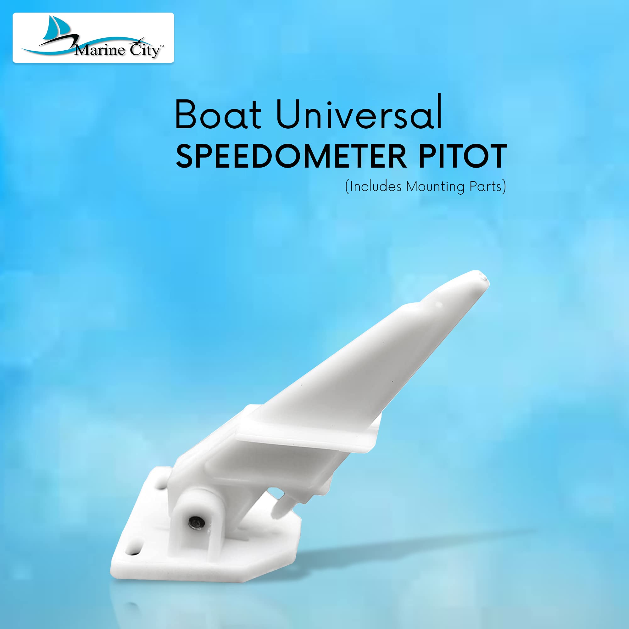 Universal Boat Speedometer Pitot Tube 80 MPH - Marine Accessory for Boating & Fishing
