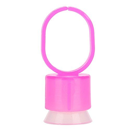 Disposable Tattoo Ink Cups 100pcs - Plastic Pigment Caps with Sponge Holder for Permanent Makeup & Tattoo Supplies - Ideal for Professional Tattoo Artists & DIY Tattoo Kits (Red)