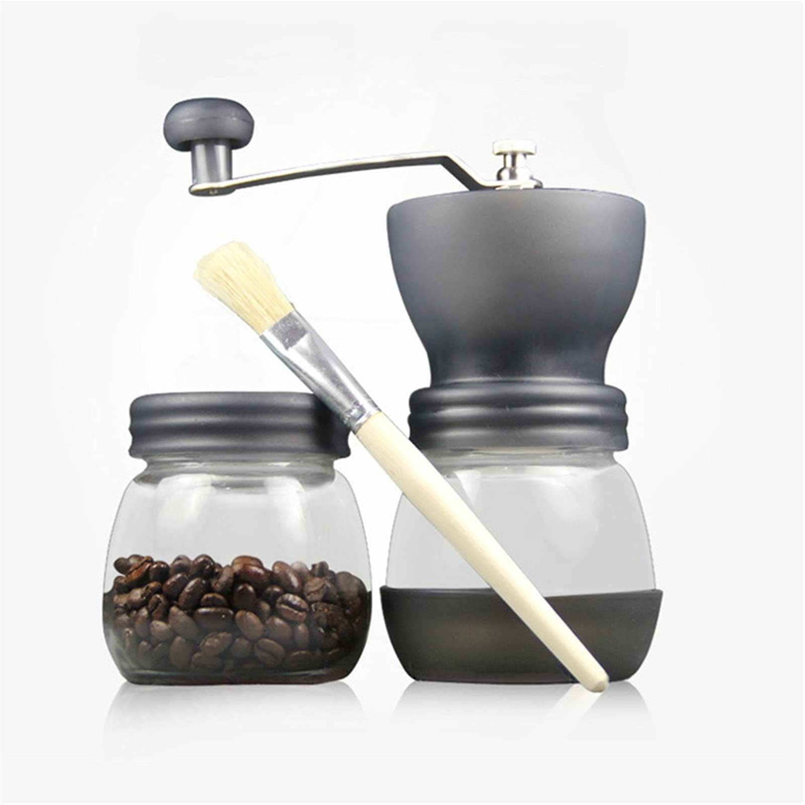 Premium Manual Coffee Grinder with Ceramic Burrs - Portable Hand Crank Coffee Mill for Espresso, French Press & Pour Over - Perfect for Home, Camping & Travel