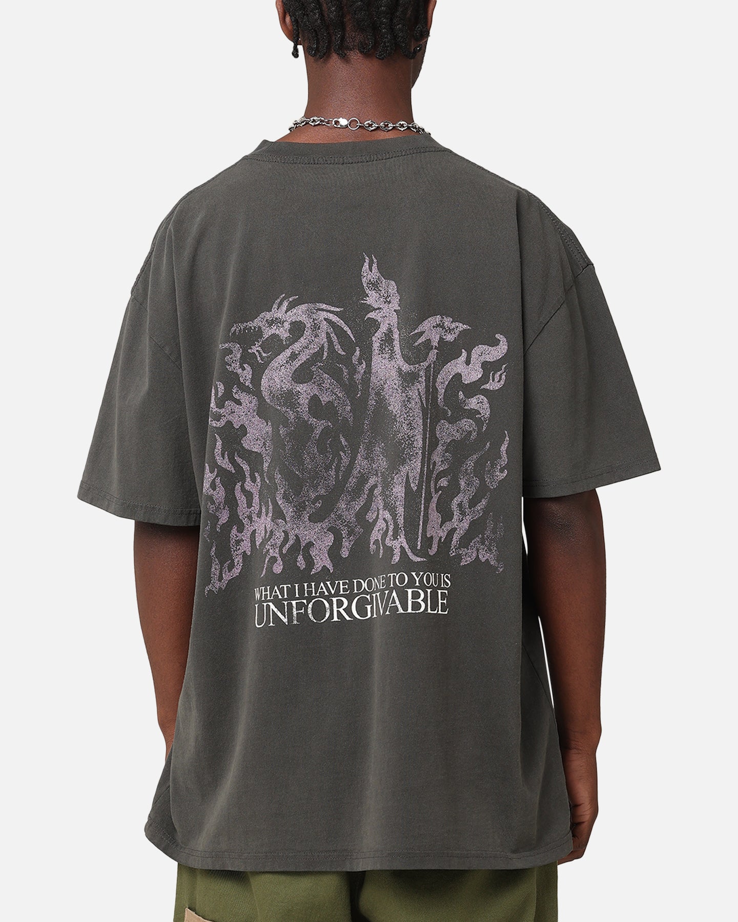 Vintage Disney Maleficent Graphic T-Shirt for Women - Soft Heavyweight Cotton Tee - Black Wash - Perfect for Cosplay, Halloween & Casual Wear