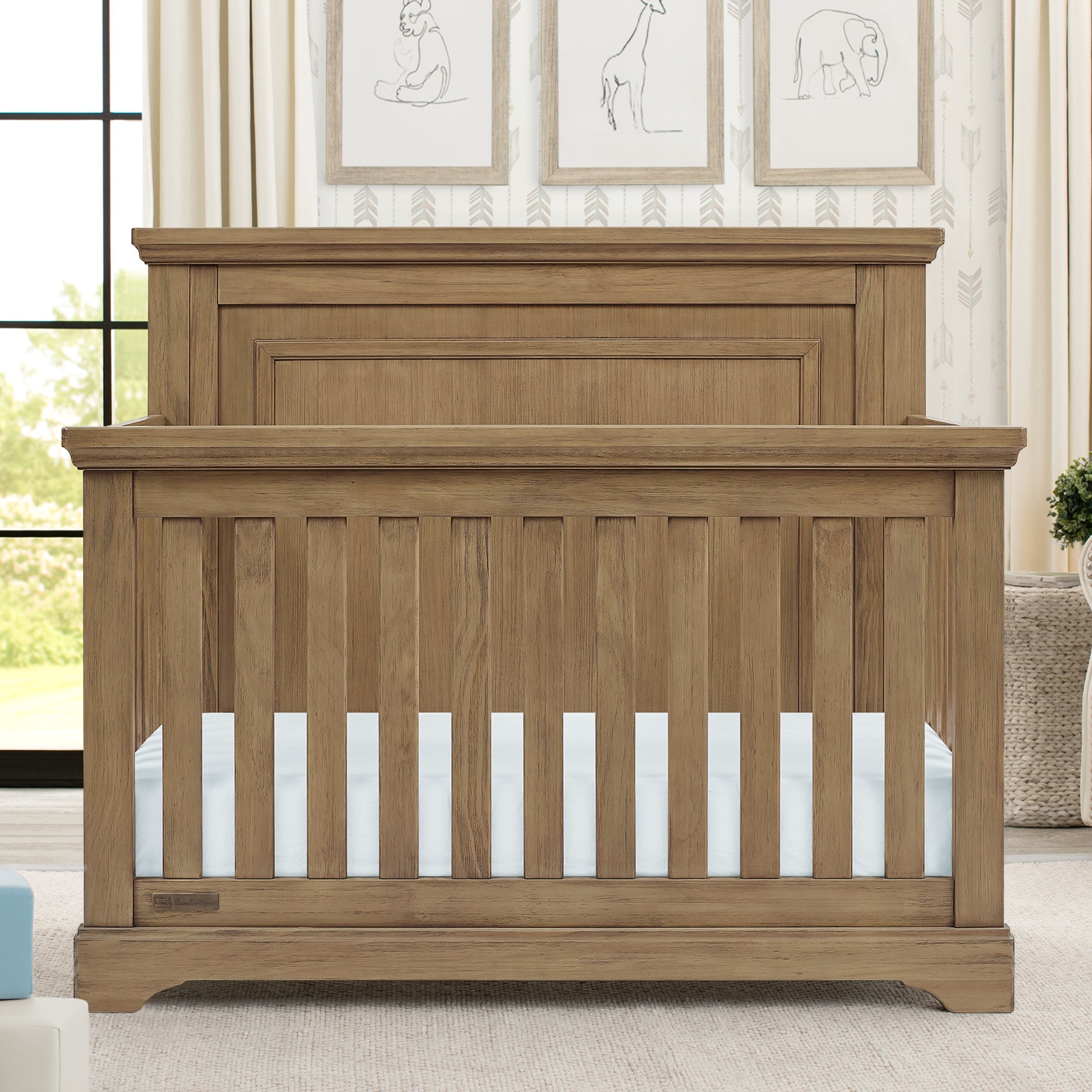 Paloma 4-in-1 Convertible Baby Crib - Toddler Bed, Daybed & Full-Size Bed - Modern Nursery Furniture for Boys & Girls - Perfect for Newborns to Teens Bedroom