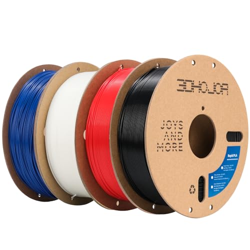 Black, White, Blue, Red