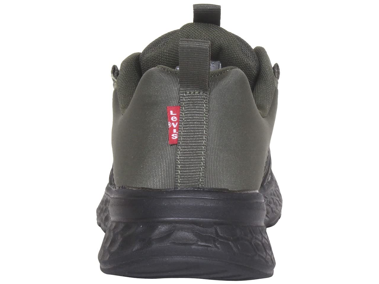 Levi's Men's Newbury-Trail Low-Top Sneakers - Olive/Black Running Shoes Size 11 | Lightweight Comfort for Walking, Hiking & Casual Wear