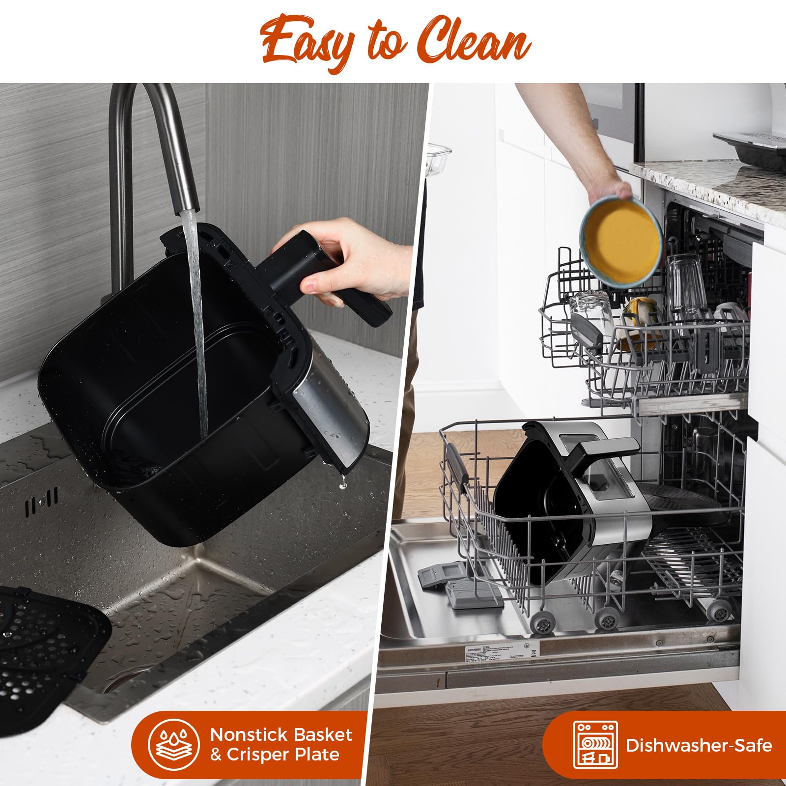 **Kitchen Elite® 8QT Air Fryer with 360° Turbo Airflow Technology – 8 Preset Functions, Nonstick Square Basket with Window, Probe Thermometer & Auto Shut Off – Perfect for Family Meals, Healthy Cooking & Quick Snacks**    *(Optimized for Google SEO, includes key features, and highlights usage scenarios like family meals, healthy cooking, and quick snacks.)*