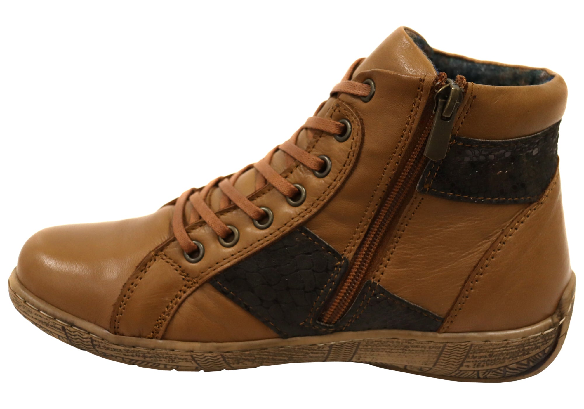 Orizonte Pancho Women's Comfortable Leather Ankle Boots - European Style for Casual Wear, Office & Outdoor Walking