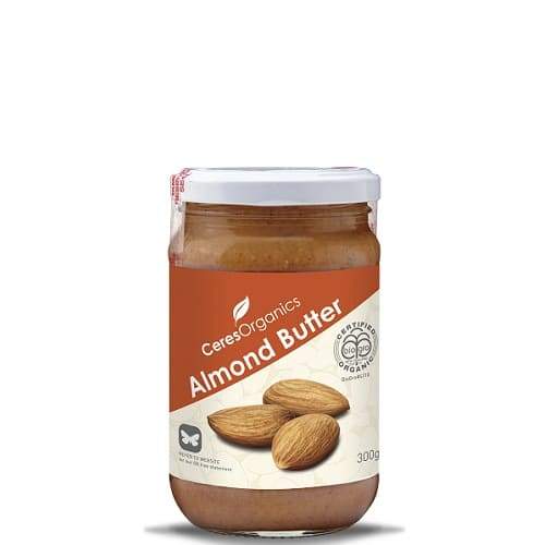 Organic Almond Butter by Ceres - Creamy, Unsweetened, Non-GMO Spread for Smoothies, Toast & Healthy Snacks
