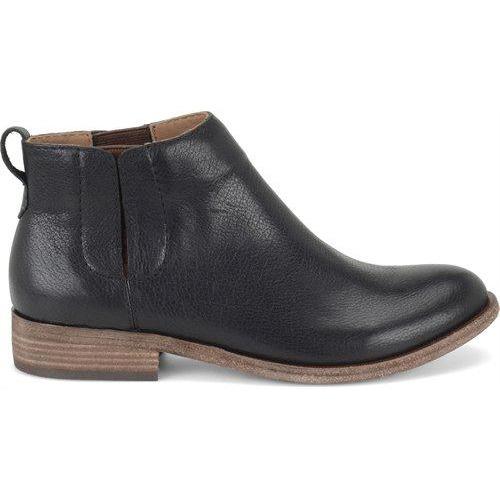 KORK EASE VELMA Black Leather Ankle Boots for Women - Comfortable & Stylish - Perfect for Work, Party & Night Out (Final Sale)
