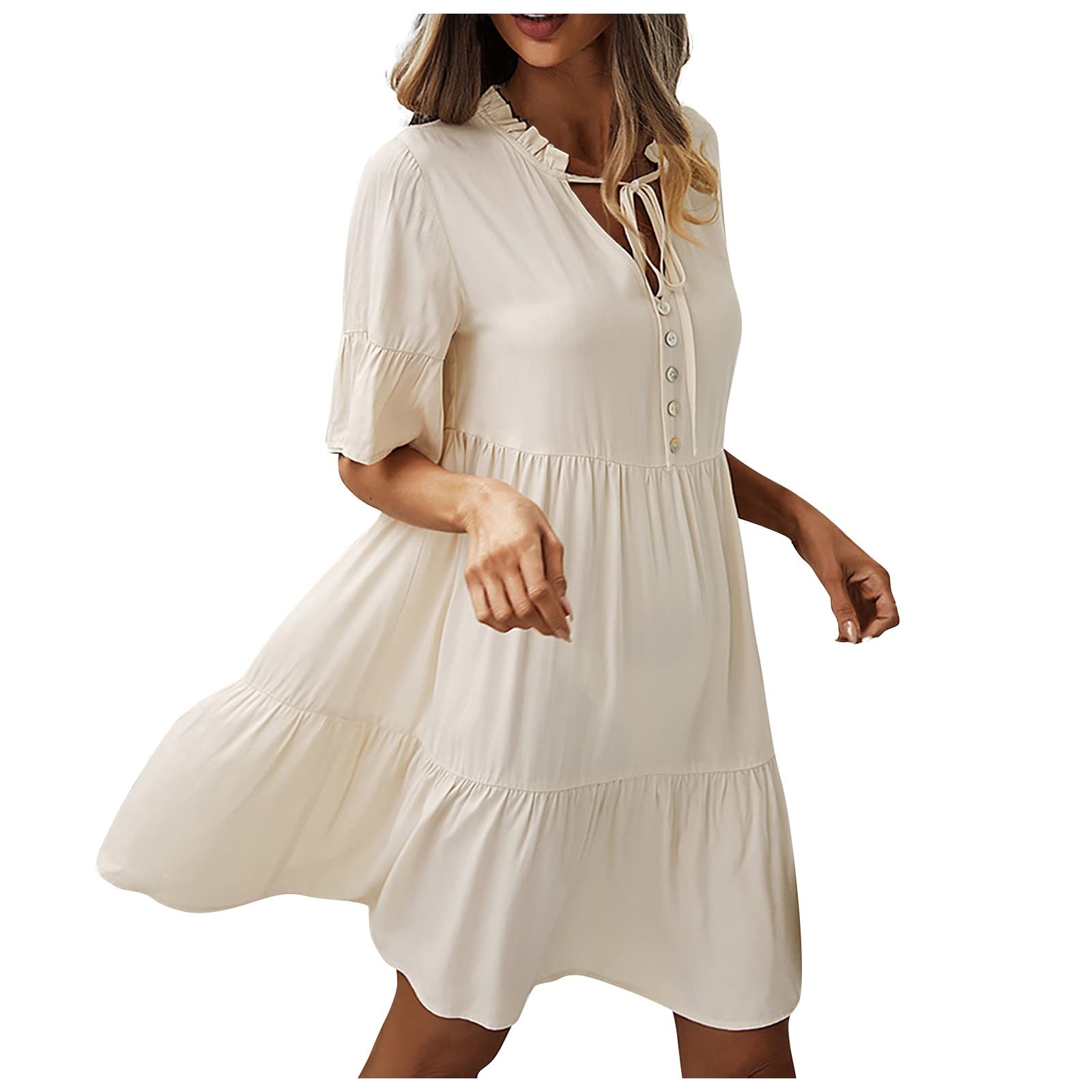 BRISEZZS Women's Sleeveless Summer Casual Smocked Long Dress - One Shoulder Cutout Sundress for Beach Vacation, Pool Party & Date Night