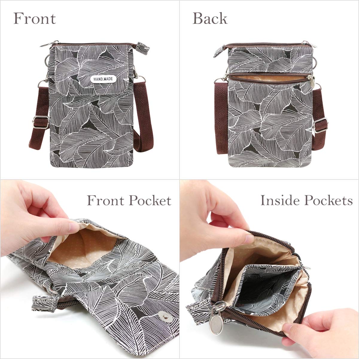 Allydrew Mini Crossbody Cell Phone Bag for Women - Small Purse with Adjustable Strap, RFID Blocking, Travel & Everyday Use