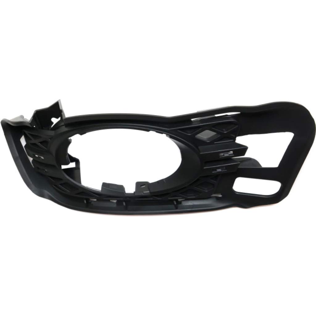 Mercedes-Benz C250 Fog Light Trim Set 2010-2011 - Textured Black for Sport Pkg/Bi-HID Headlights | Perfect for Night Driving